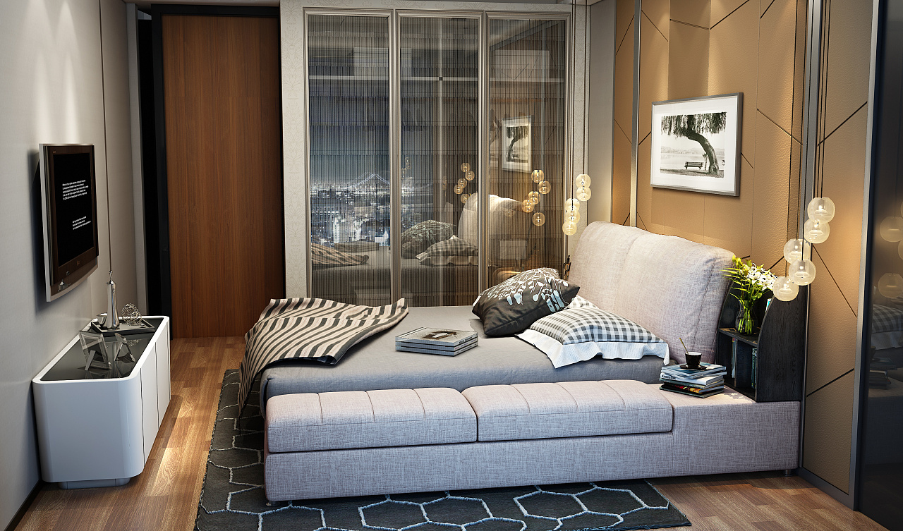 舒適榻榻米風格布藝床設計 融合傳統與現代的家具創新